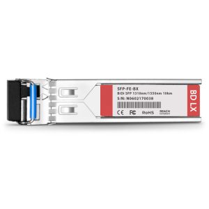 Cisco ONS-SE-100-BX10U Compatible 100BASE-BX-D BiDi SFP
