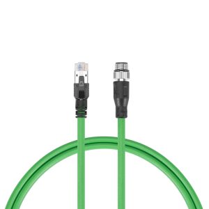 Industrial M12D/4M to RJ45 Cordsets CAT7-FTP