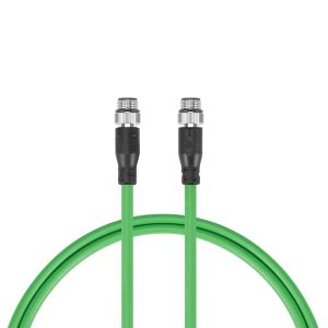 Industrial M12D/4M to M12D/4M Cordsets PVC