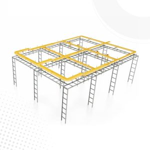 4" x 5" Horizontal Tee Fiber