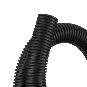 Black Flame Retardant Polypropylene  Convoluted Tubing