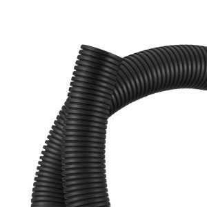 Black Flame Retardant Polypropylene  Convoluted Tubing