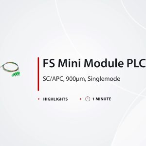 1 x 2 PLC Fiber Splitter