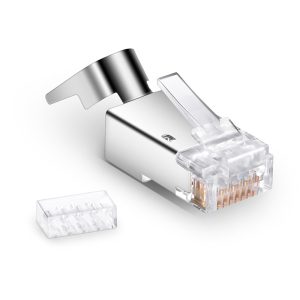 Cat6a/Cat7 RJ45 Standart Modüler Fişler (İki