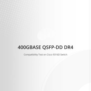 Cisco QDD-400G-DR4-S Compatible QSFP-DD 400GBASE-DR4 PAM4